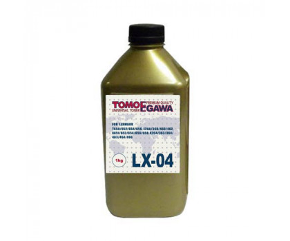 Тонер для Lexmark Универсал тип LX-04 (фл,1кг,TOMOEGAWA) Gold ATM 