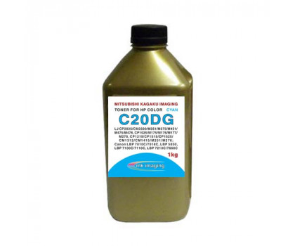 Тонер для HP Color Универсал тип C20DG (1 кг,син,Chemical MKI) Gold ATM 